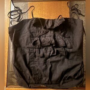 Authentic Juicy Couture black cami top from the early 2000s